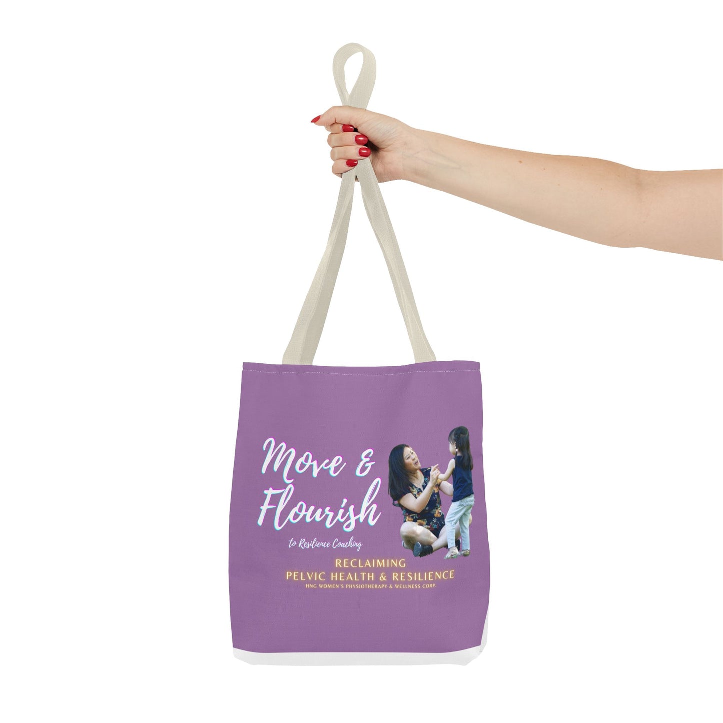 Move & Flourish to Resilience Tote Bag