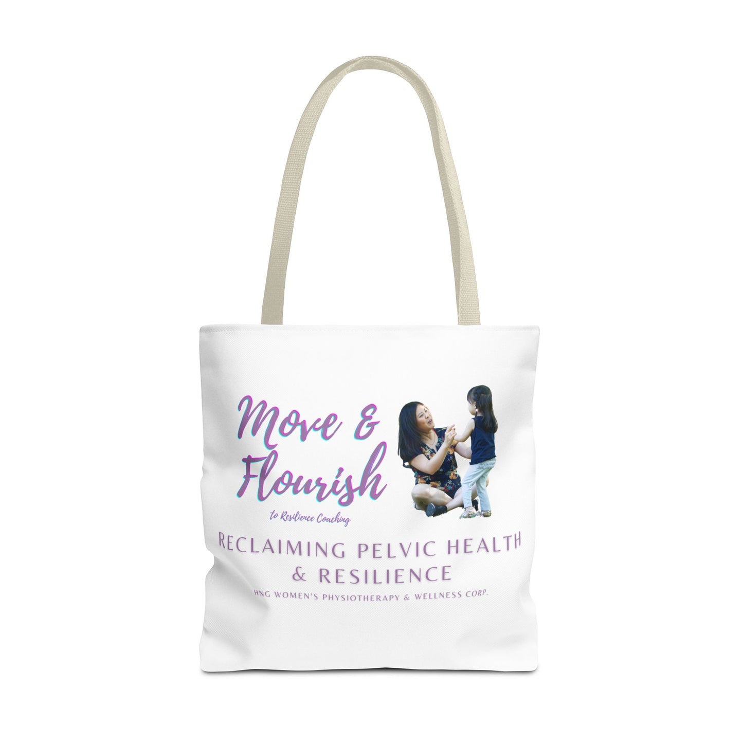 Move & Flourish to ResilienceTote Bag