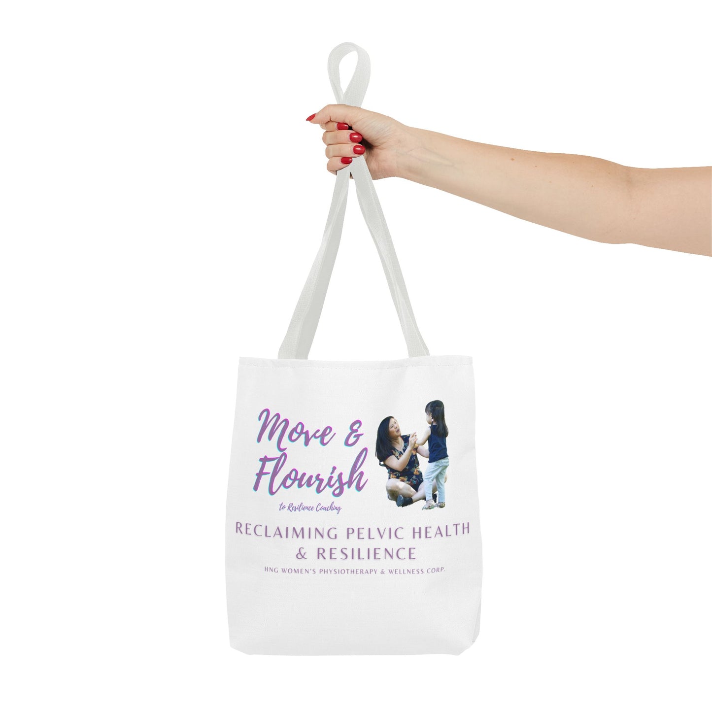 Move & Flourish to ResilienceTote Bag