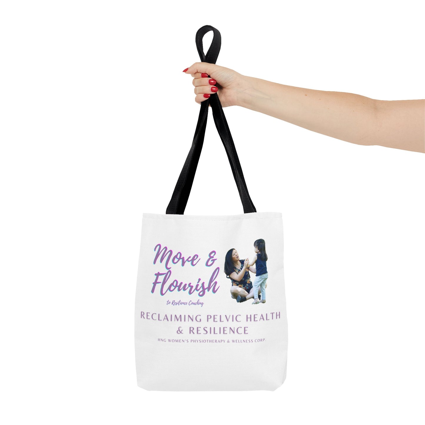 Move & Flourish to ResilienceTote Bag