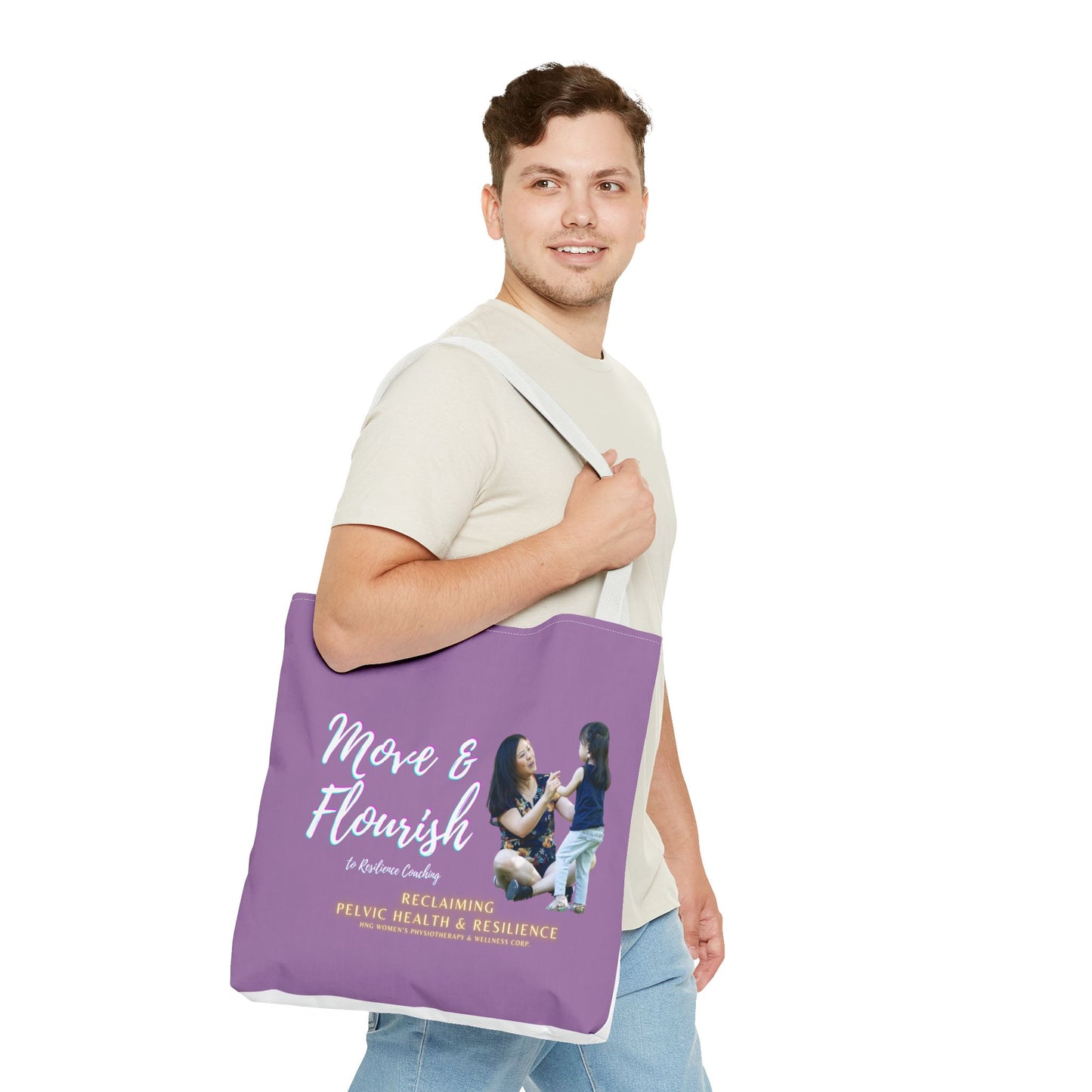 Move & Flourish to Resilience Tote Bag