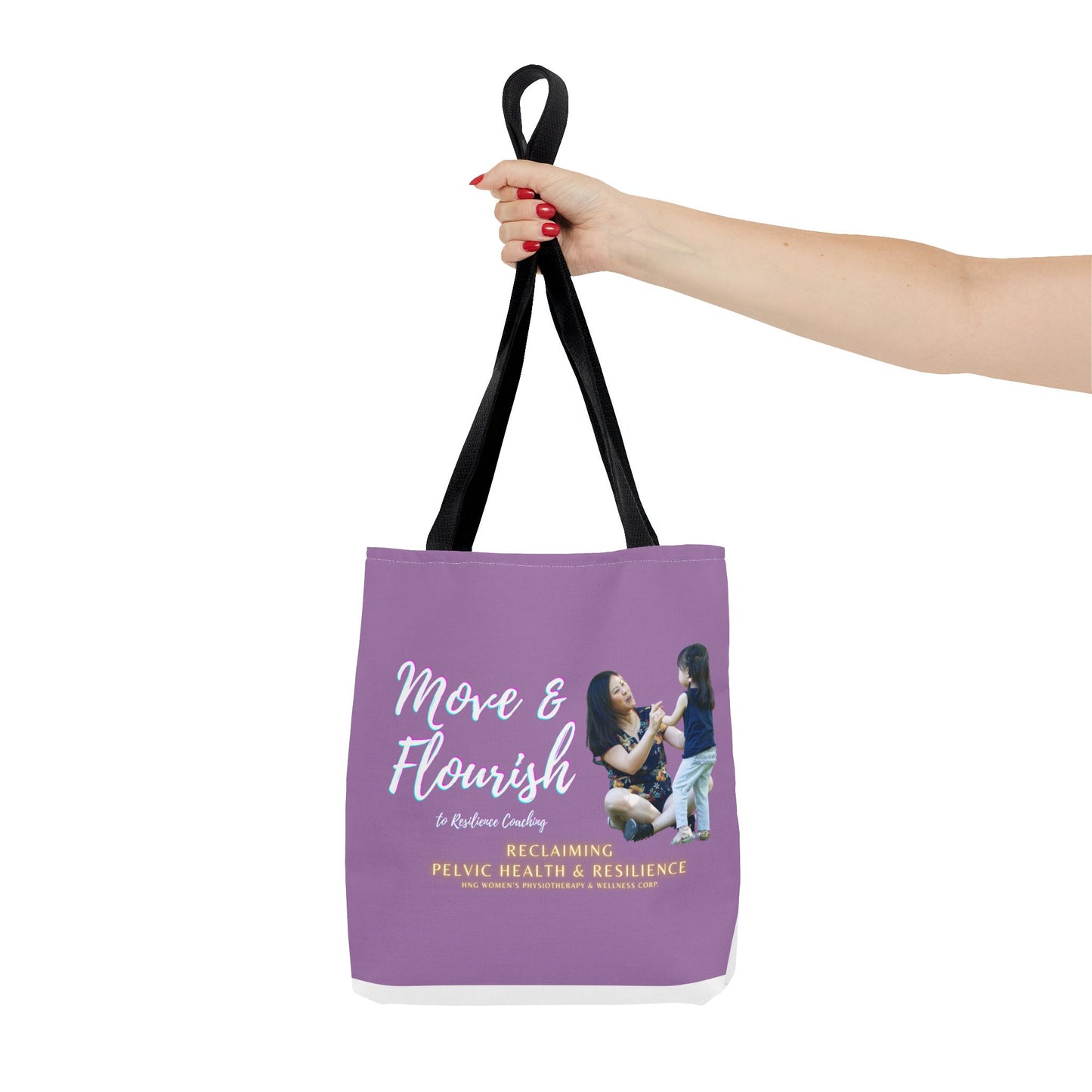 Move & Flourish to Resilience Tote Bag