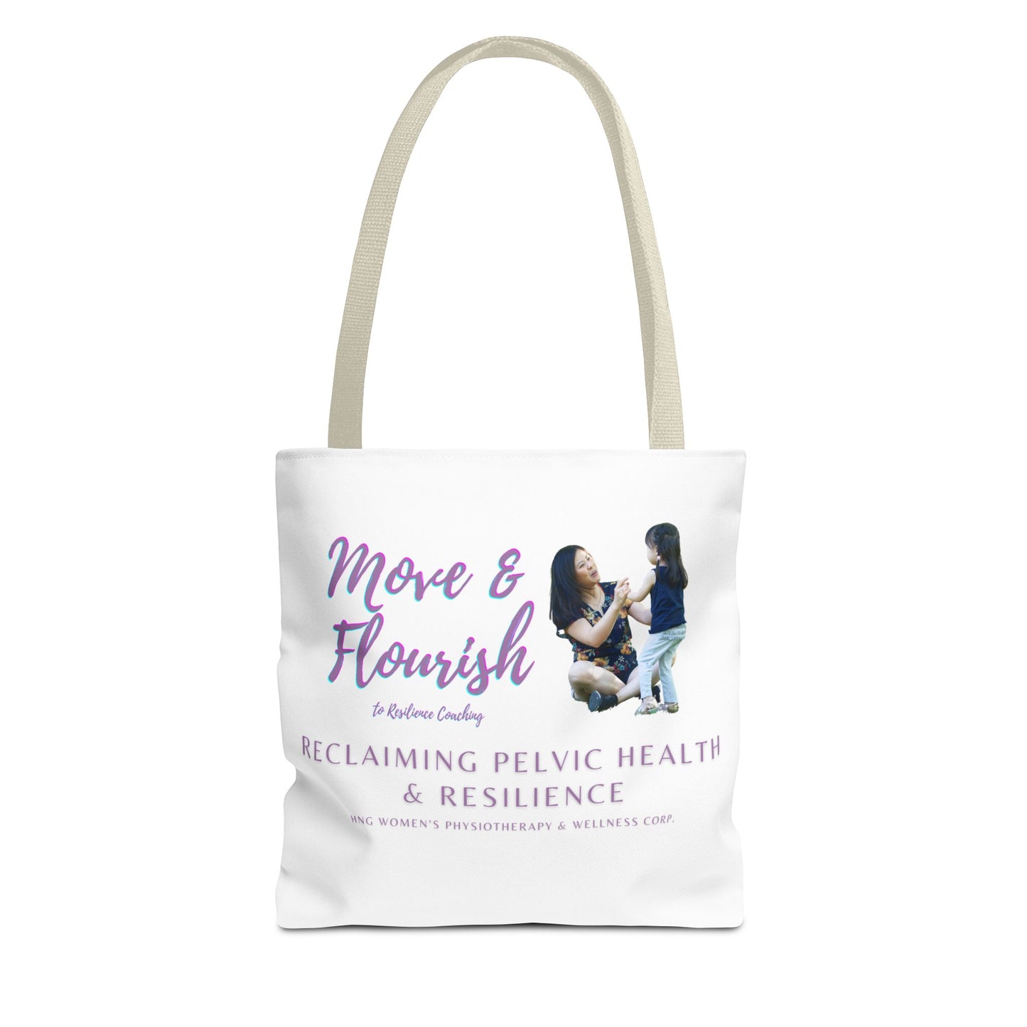 Move & Flourish to ResilienceTote Bag