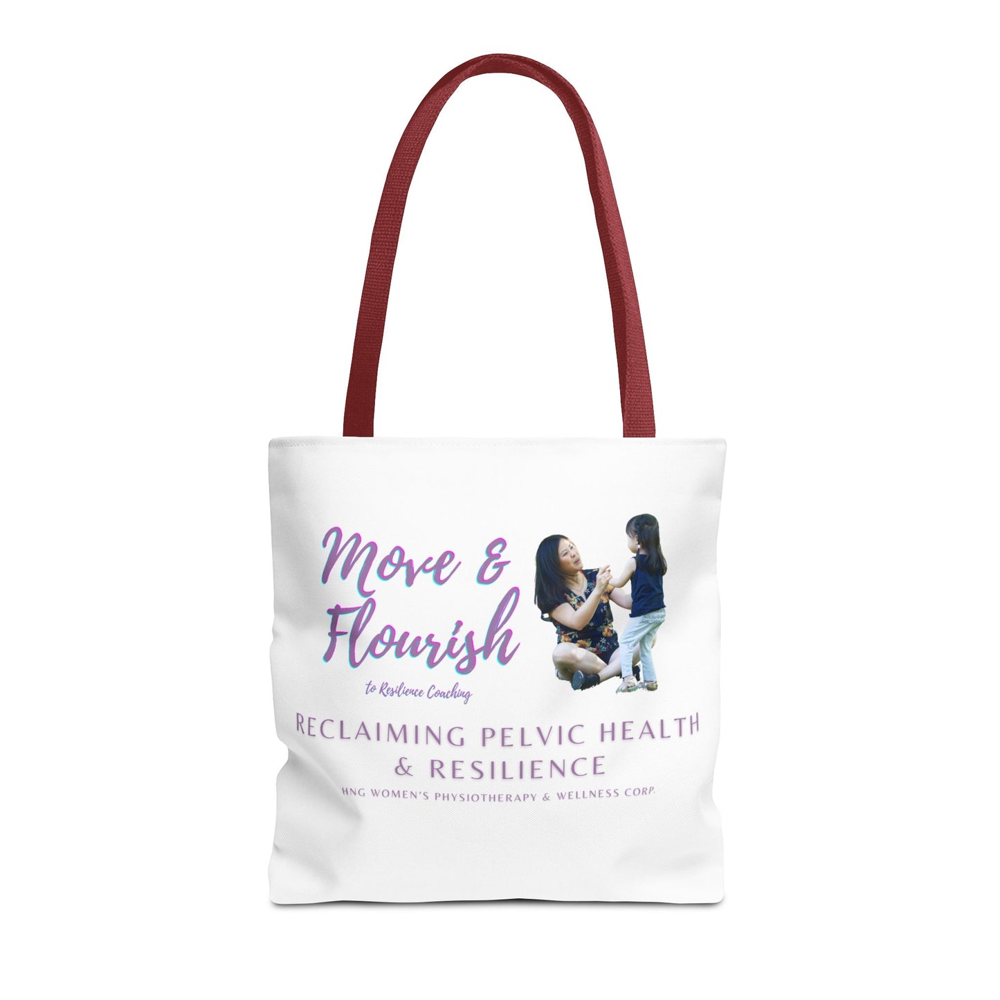 Move & Flourish to ResilienceTote Bag