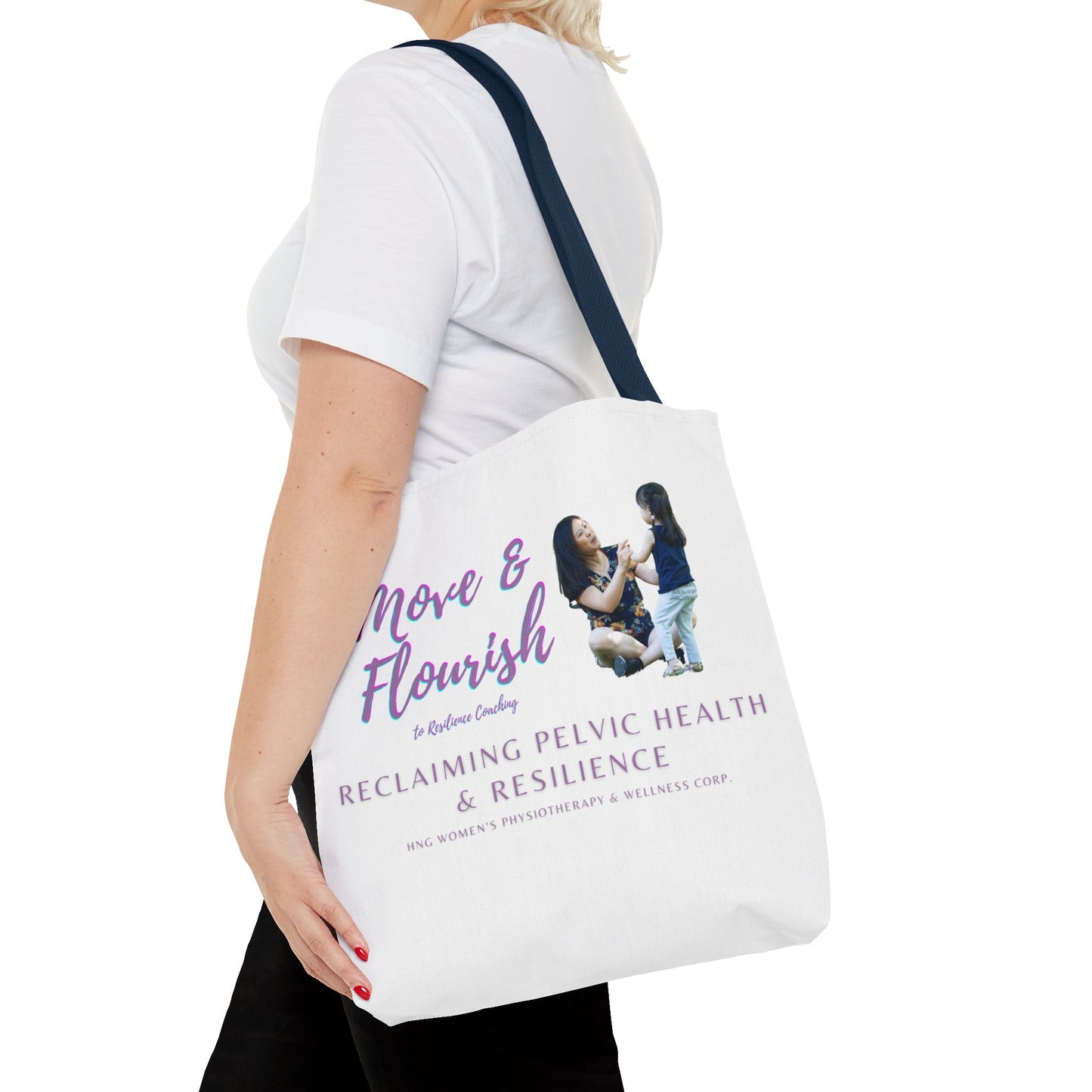 Move & Flourish to ResilienceTote Bag