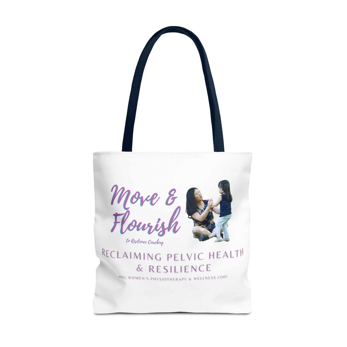 Move & Flourish to ResilienceTote Bag