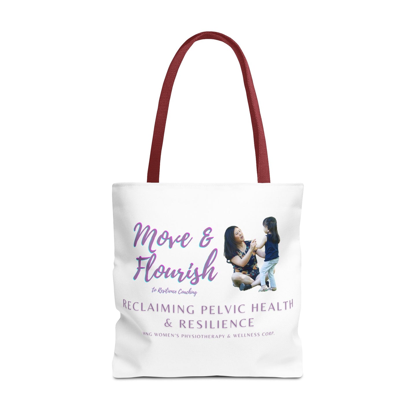 Move & Flourish to ResilienceTote Bag