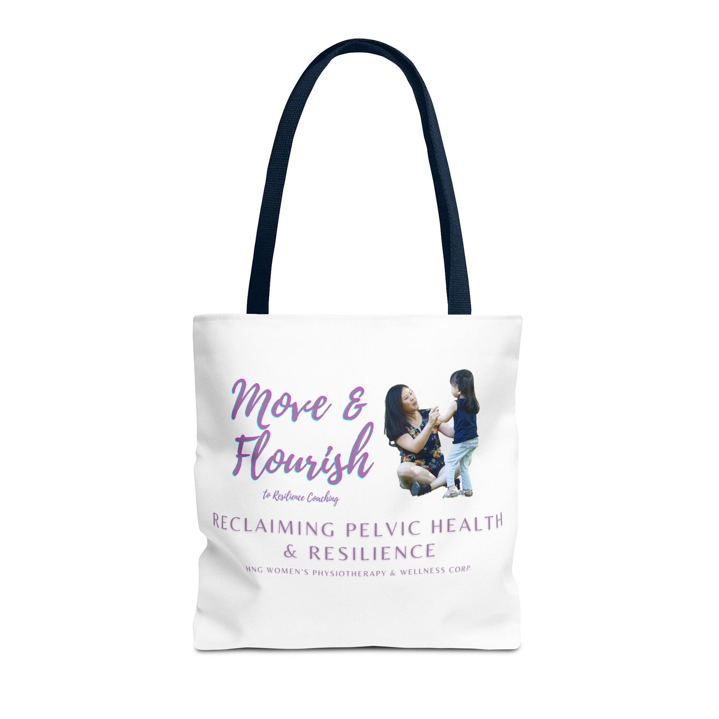 Move & Flourish to ResilienceTote Bag