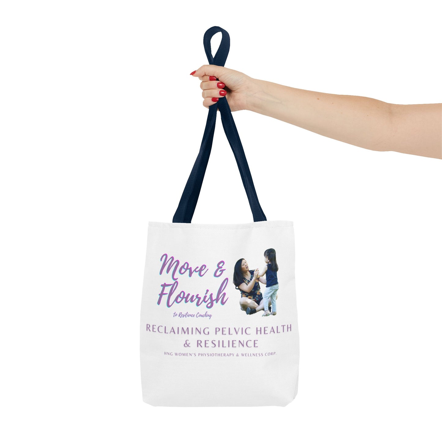 Move & Flourish to ResilienceTote Bag