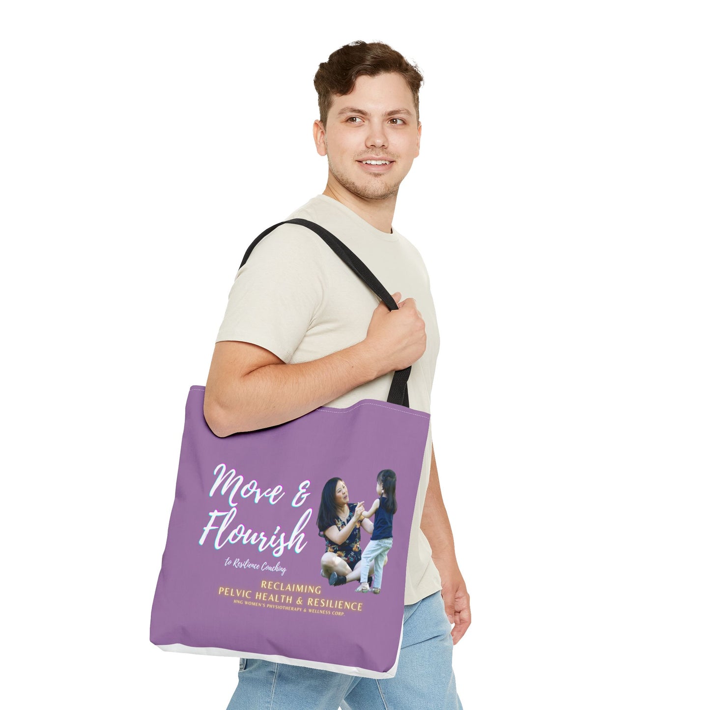 Move & Flourish to Resilience Tote Bag