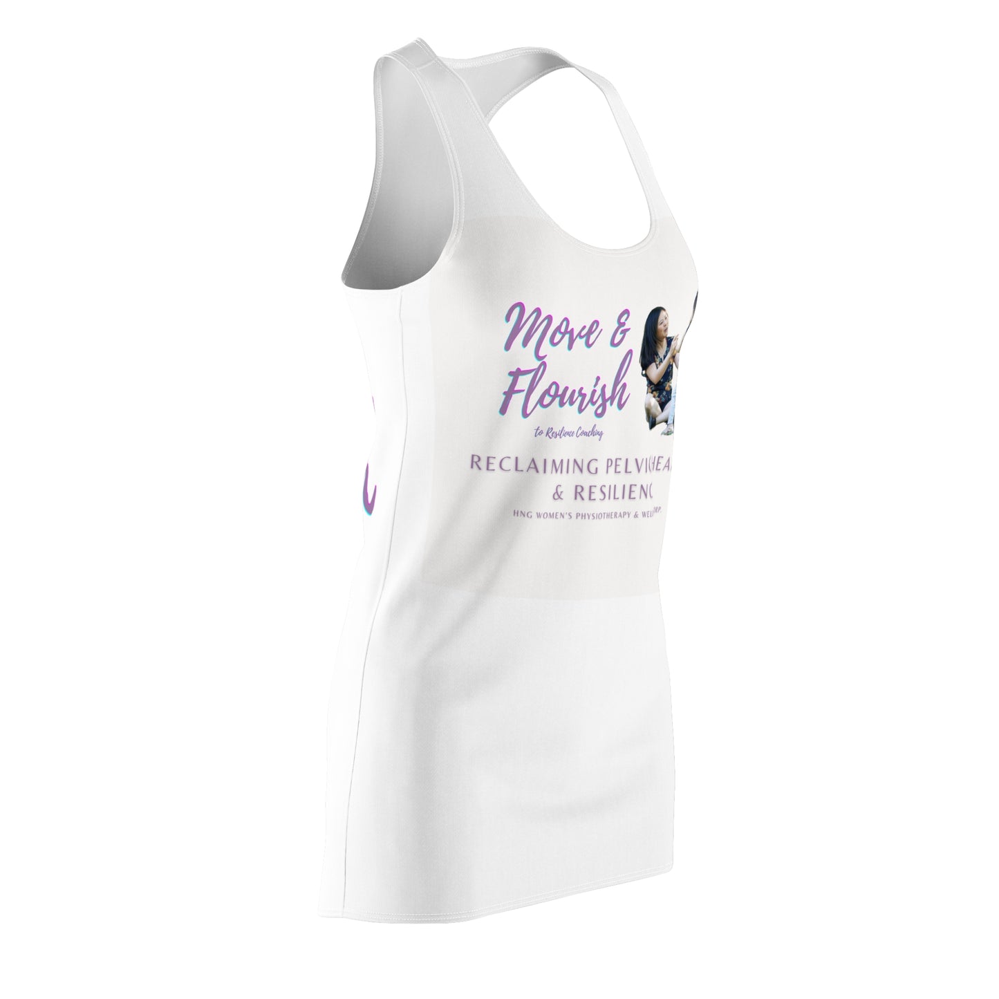 Move & Flourish to Resilience Women's Cut & Sew Racerback Dress