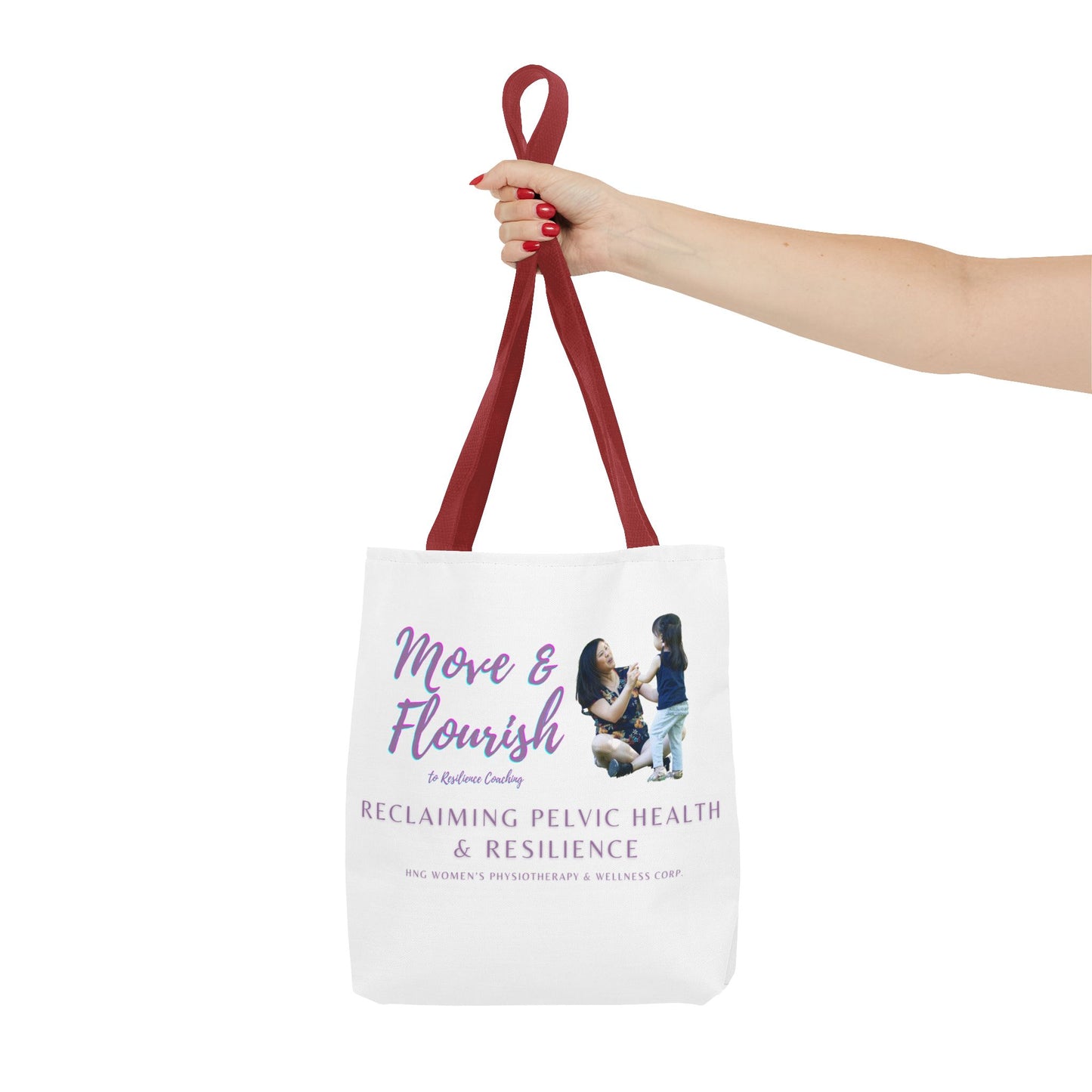 Move & Flourish to ResilienceTote Bag