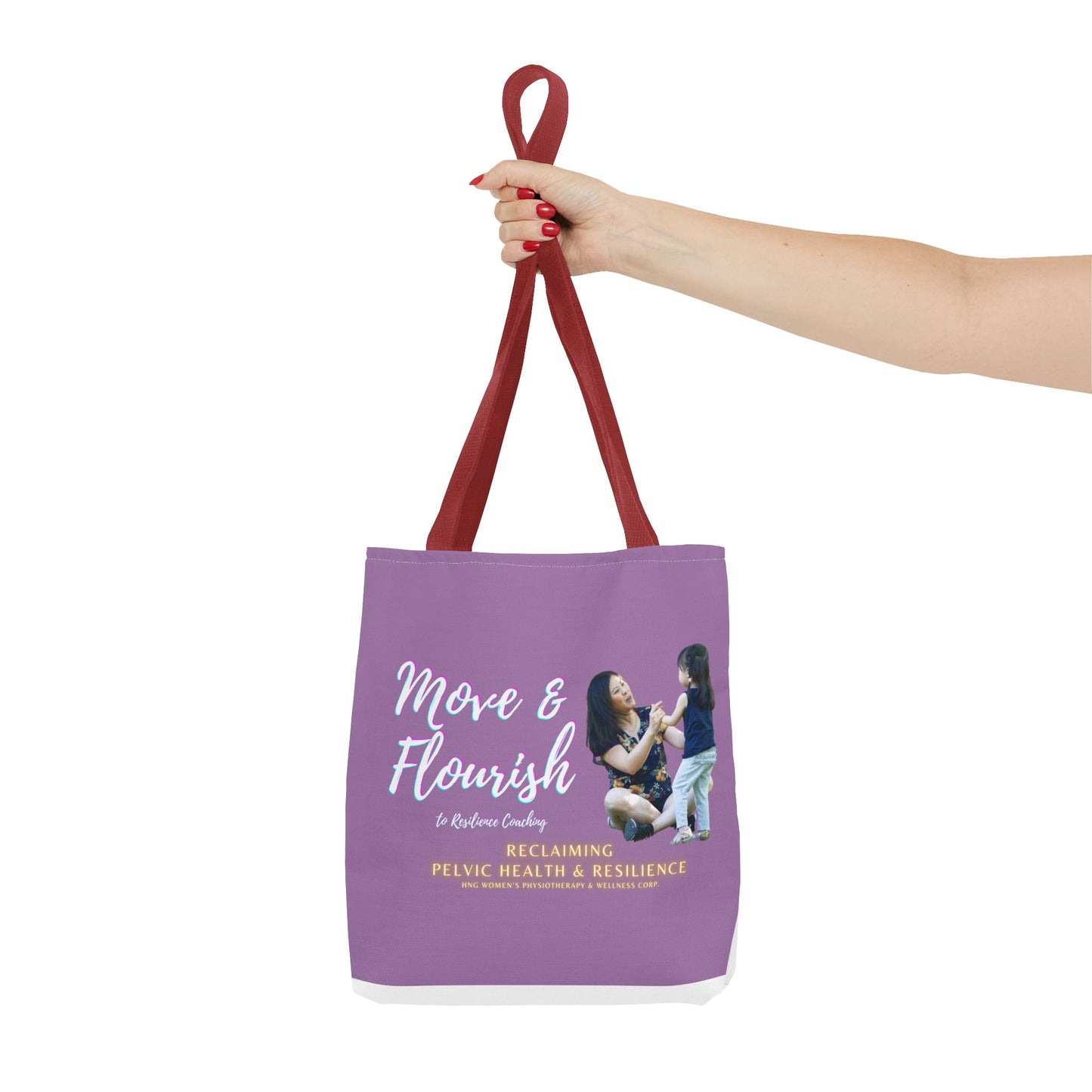 Move & Flourish to Resilience Tote Bag