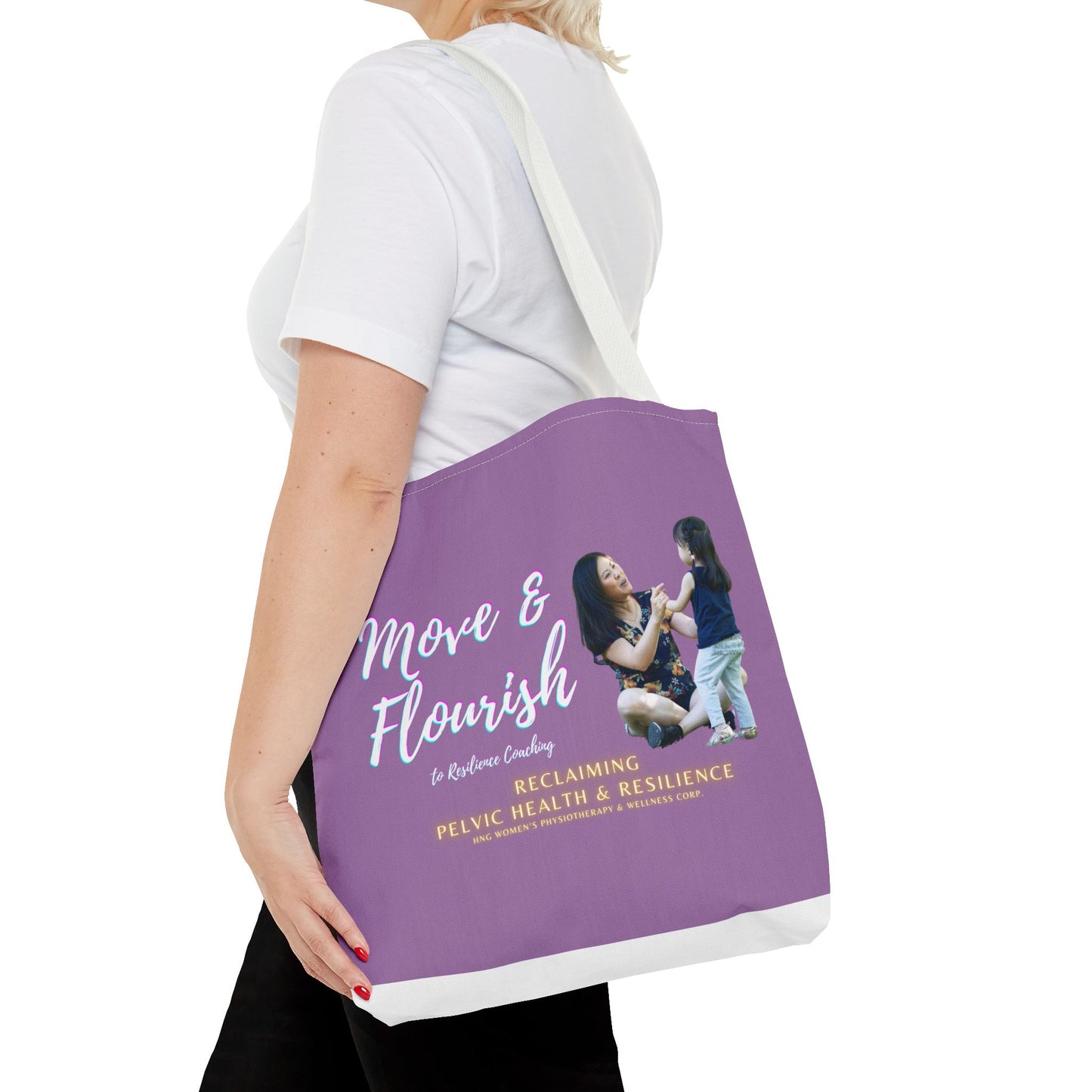 Move & Flourish to Resilience Tote Bag